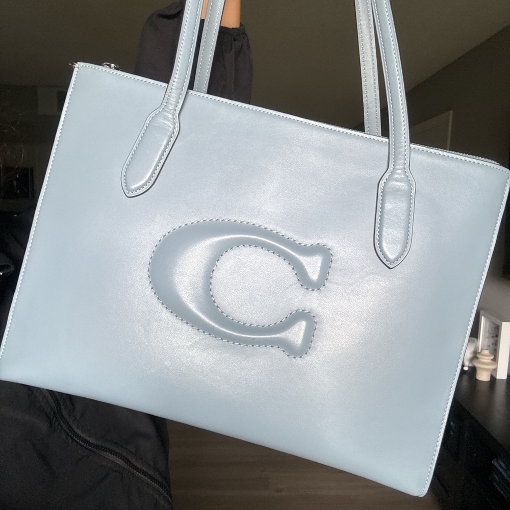 Coach Slate Blue Tote Bag